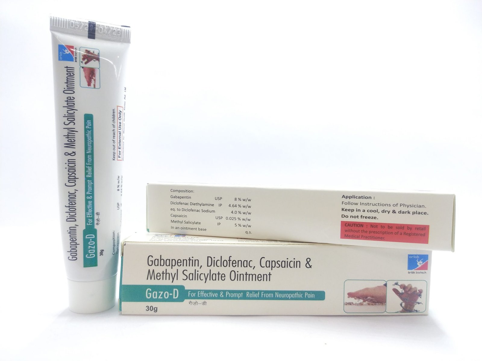 GABAPENTIN, DICLOFENAC, CAPSAICIN & METHYL SALICYLATE OINTMENT ...