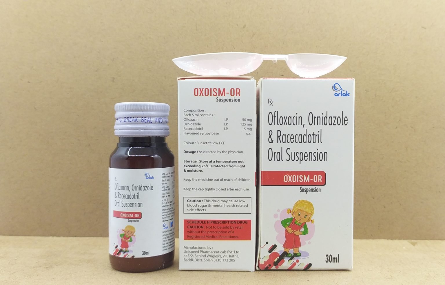 ofloxacin-50-mg-ornidazole-125-mg-racecadotril-syrup