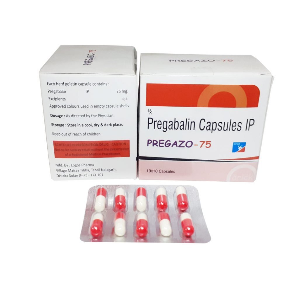 Pregabalin 75mg Capsules Manufacturer Supplier Franchise   Pregazo 75n 1024x1024 