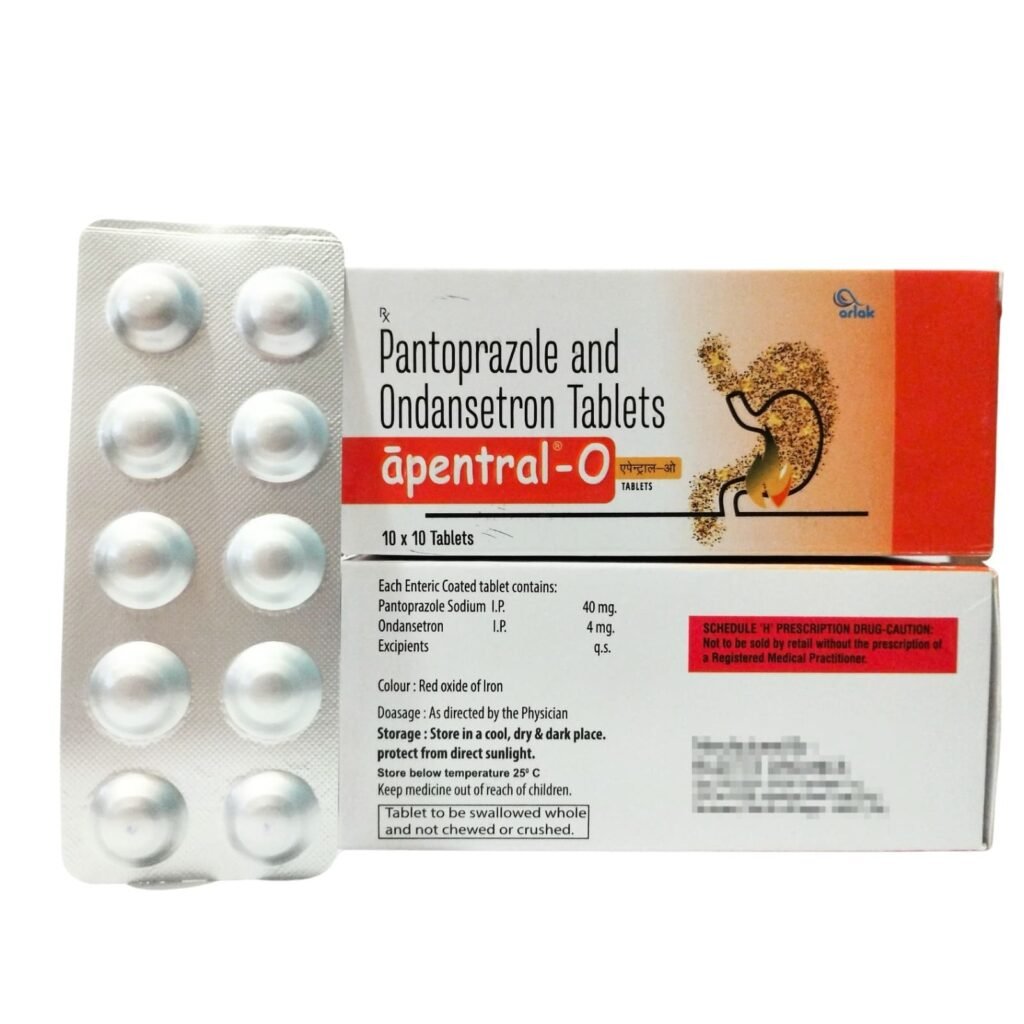 Pantoprazole Mg Ondansetron Mg Tablet Apentral O Tab Arlak